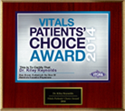 Vitals Patients Choice Award 2014